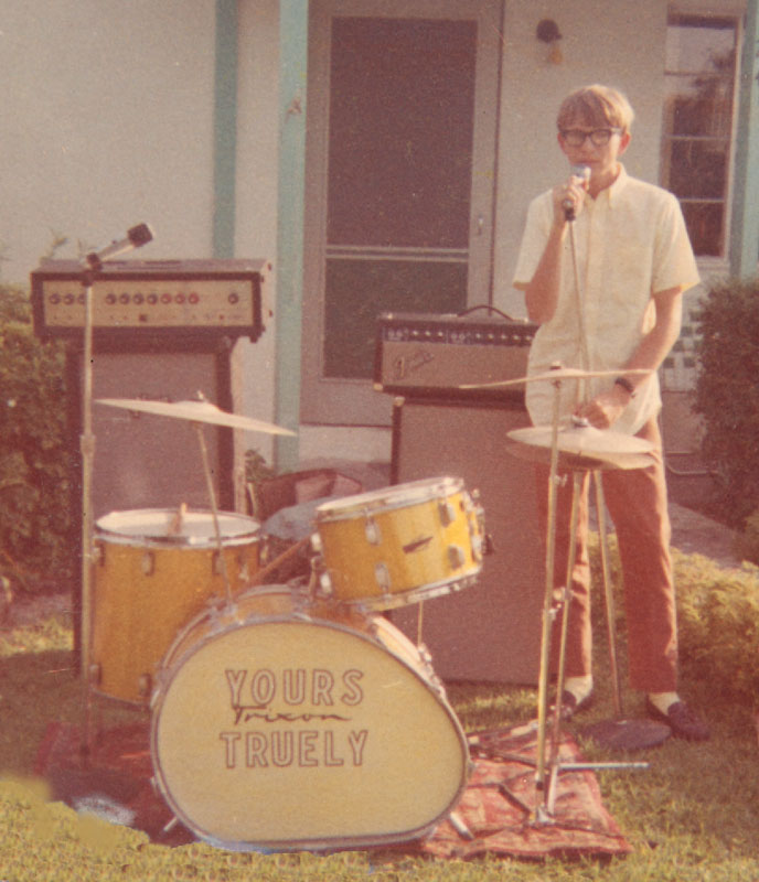 Reuben David Ferguson and music equipment